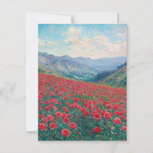 Claude Monet Poppies  Briefkaart