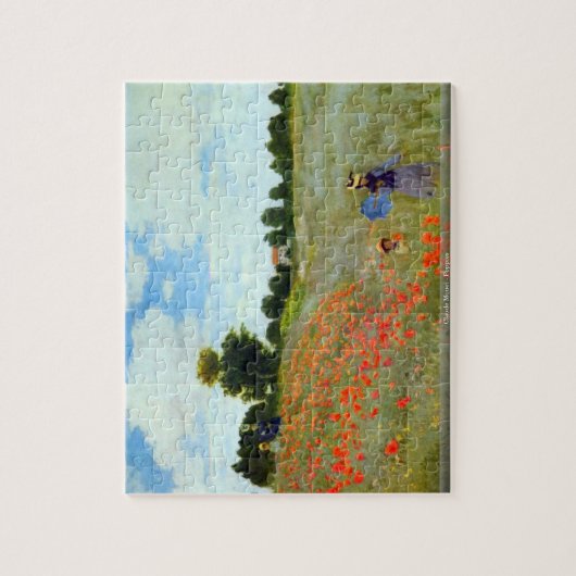 Claude Monet - Poppies Legpuzzel (Verticaal)