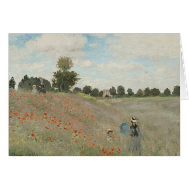 Claude Monet - Poppy Field (Voorkant Horizontaal)