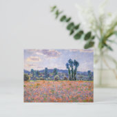 Claude Monet - Poppy Field 1890 (Giverny) Briefkaart (Staand voorkant)