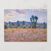 Claude Monet - Poppy Field 1890 (Giverny) Briefkaart (Voorkant)