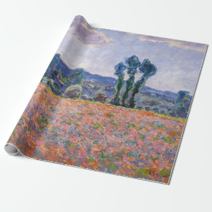 Claude Monet - Poppy Field 1890 (Giverny) Cadeaupapier