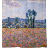 Claude Monet - Poppy Field 1890 (Giverny) Douchegordijn (Voorkant)