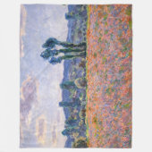 Claude Monet - Poppy Field 1890 (Giverny) Fleece Deken (Voorkant)