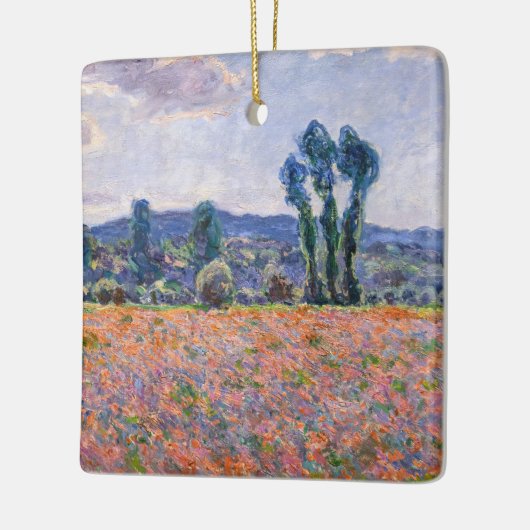 Claude Monet - Poppy Field 1890 (Giverny) Keramisch Ornament (Links)