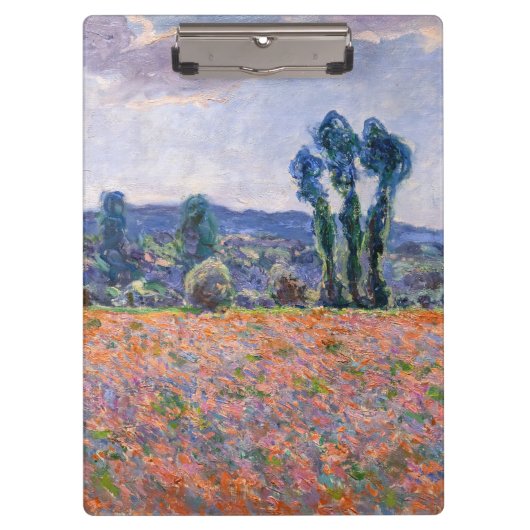 Claude Monet - Poppy Field 1890 (Giverny) Klembord (Voorkant)