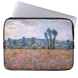 Claude Monet - Poppy Field 1890 (Giverny) Laptop Sleeve