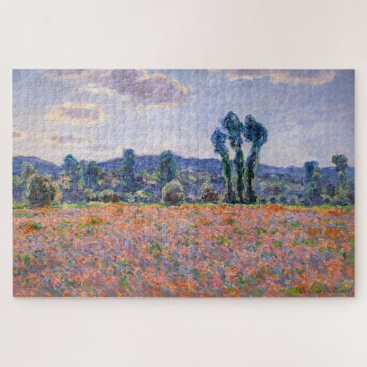 Claude Monet - Poppy Field 1890 (Giverny) Legpuzzel (Horizontaal)