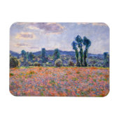 Claude Monet - Poppy Field 1890 (Giverny) Magneet (Horizontaal)