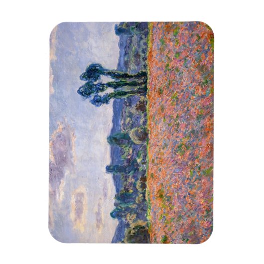 Claude Monet - Poppy Field 1890 (Giverny) Magneet (Verticaal)