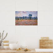 Claude Monet - Poppy Field 1890 (Giverny) Poster (Keuken)