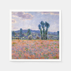 Claude Monet - Poppy Field 1890 (Giverny) Servet