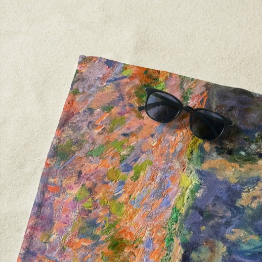 Claude Monet - Poppy Field 1890 (Giverny) Strandlaken (In situ)