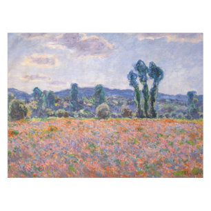 Claude Monet - Poppy Field 1890 (Giverny) Tafelkleed