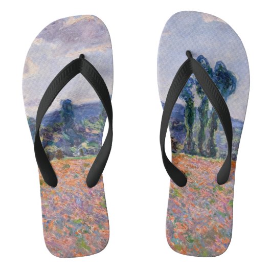Claude Monet - Poppy Field 1890 (Giverny) Teenslippers (Voetbed)