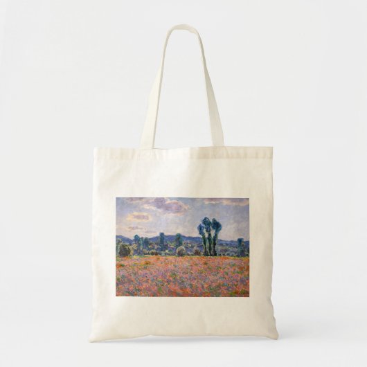 Claude Monet - Poppy Field 1890 (Giverny) Tote Bag (Voorkant)