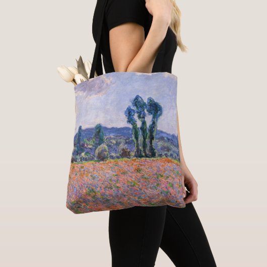 Claude Monet - Poppy Field 1890 (Giverny) Tote Bag (Dichtbij)