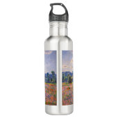 Claude Monet - Poppy Field 1890 (Giverny) Waterfles (Achterkant)