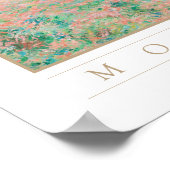 Claude Monet Poppy Field bij Giverny  Paint Poster (Hoek)