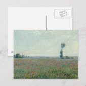 Claude Monet - Poppy Field Briefkaart (Voorkant / Achterkant)
