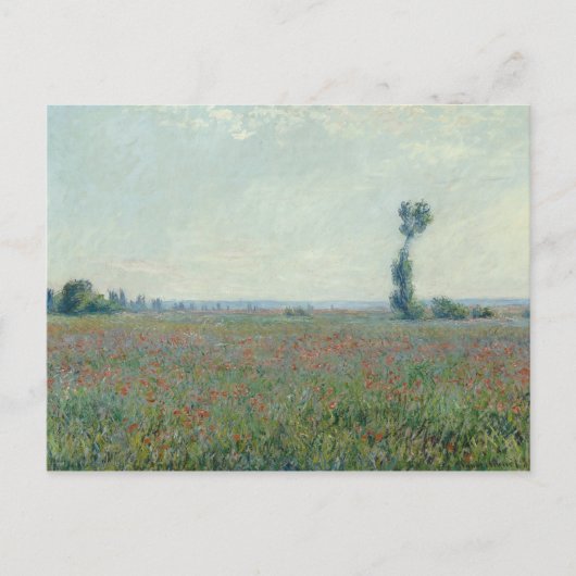 Claude Monet - Poppy Field Briefkaart (Voorkant)