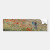 Claude Monet - Poppy Field Bumpersticker (Voorkant)