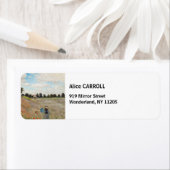 Claude Monet - Poppy Field Etiket (Insitu)