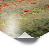 Claude Monet - Poppy Field Foto Afdruk (Hoek)