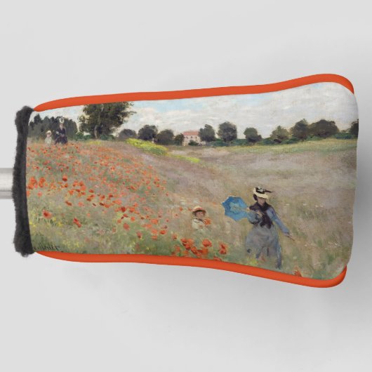 Claude Monet - Poppy Field Golfheadcover (Voorkant)