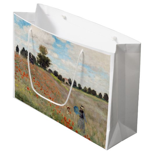 Claude Monet - Poppy Field Groot Cadeauzakje (Voorkant Gekanteld)