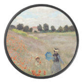 Claude Monet - Poppy Field Hockey Puck (Voorkant)