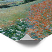 Claude Monet - Poppy Field in een Hollow bij Giver Poster (Hoek)