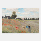 Claude Monet - Poppy Field Inpakpapier Vel (Voorkant)