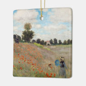 Claude Monet - Poppy Field Keramisch Ornament (Links)