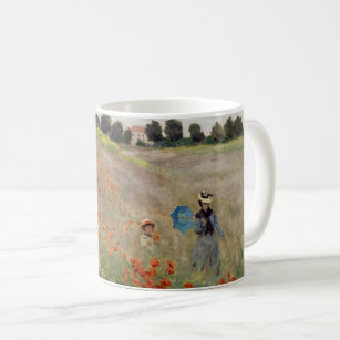 Claude Monet - Poppy Field Koffiemok