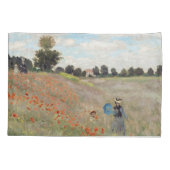 Claude Monet - Poppy Field Kussensloop (Achterkant)