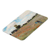 Claude Monet - Poppy Field Magneet (Linkerzijde)