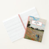 Claude Monet - Poppy Field Notitieboek (Binnen)