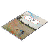Claude Monet - Poppy Field Notitieboek (Linkerzijde)