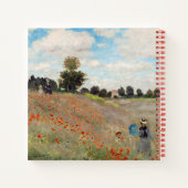 Claude Monet - Poppy Field Notitieboek (Achterkant)