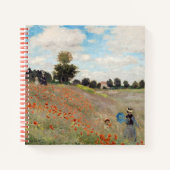 Claude Monet - Poppy Field Notitieboek (Voorkant)