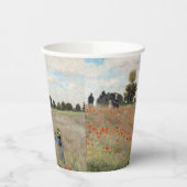 Claude Monet - Poppy Field Papieren Bekers (Links)