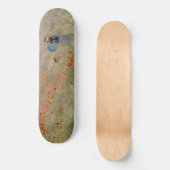 Claude Monet - Poppy Field Persoonlijk Skateboard (Voorkant)