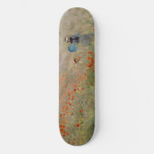 Claude Monet - Poppy Field Persoonlijk Skateboard (Voorkant)