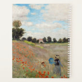 Claude Monet - Poppy Field Planner (Achterkant)