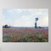 Claude Monet Poppy Field Poster (Voorkant)