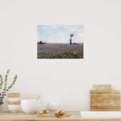 Claude Monet Poppy Field Poster (Keuken)
