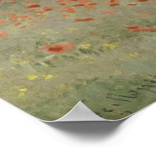 Claude Monet - Poppy Field Poster (Hoek)