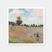 Claude Monet - Poppy Field Servet (Voorkant)