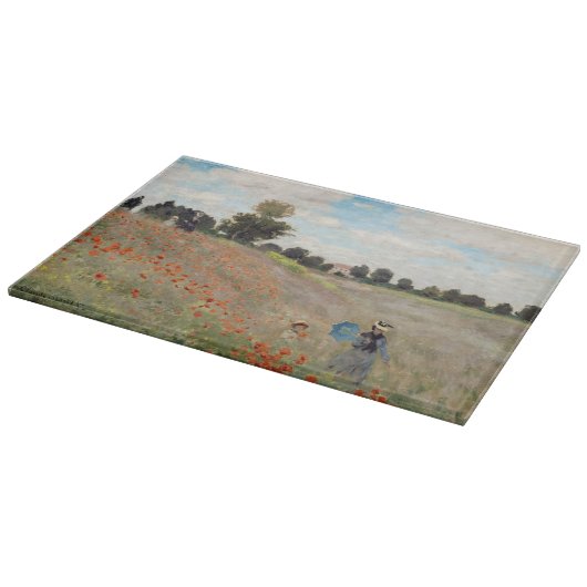 Claude Monet - Poppy Field Snijplank (Hoek)